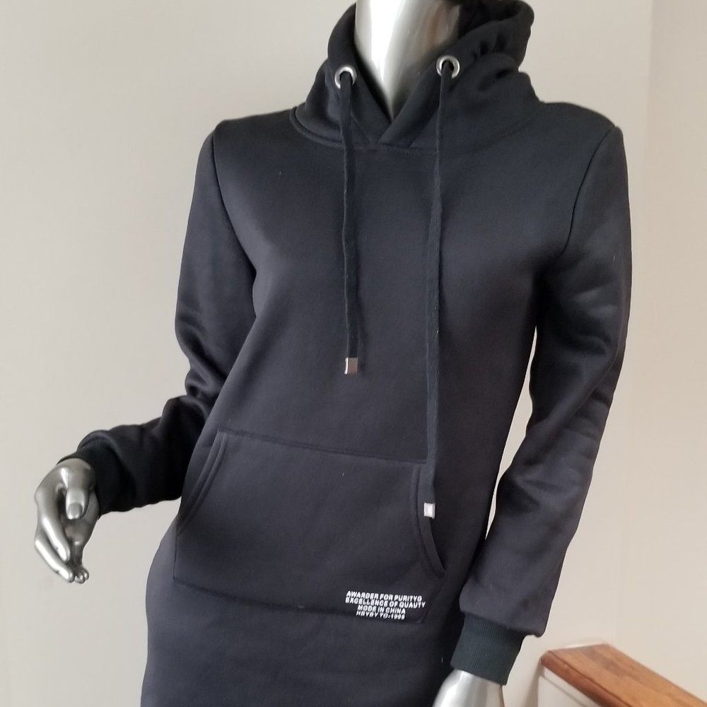 Black Hoodie Dress